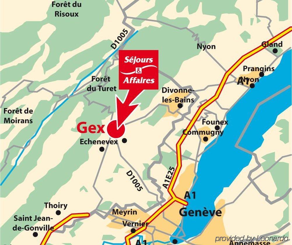 Aparthotel Sejours & Affaires Geneve Gex Les Rives Du Leman Exterior foto